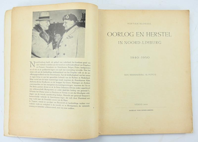 Dutch WW2 Book 'Oorlog in Noord-Limburg'