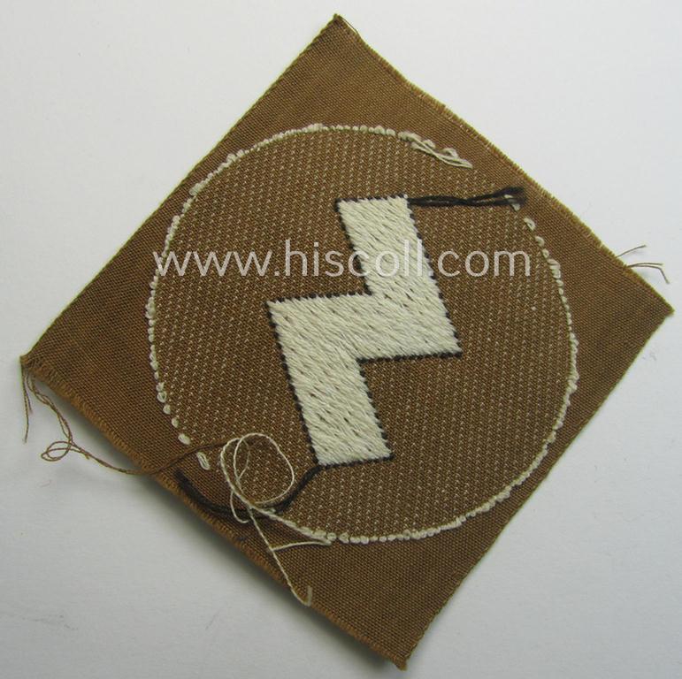 DJ (ie. 'Deutsches Jungvolk') arm-badge as was specifically intended for usage by a member who served within the: 'Oberbann 6' (ie. 'NPEA'- ie. 'NAPOLA'-institutes)