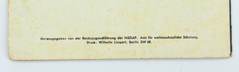 German DJ/HJ Booklet 'Armin der Cherusker'