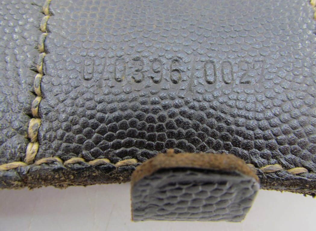 Matching Pair of K98 Ammunition Pouches - RB Numbered “0/0396/0027”