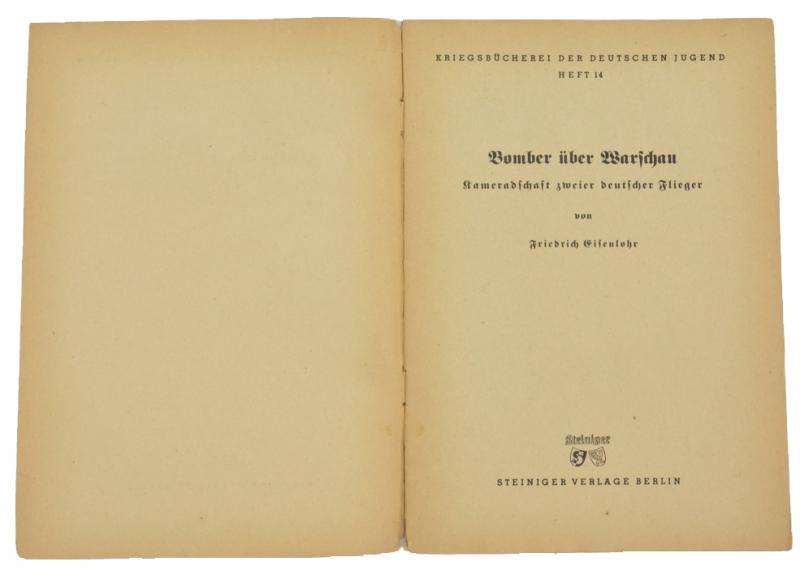 German Booklet 'Bomber uber Warschau'