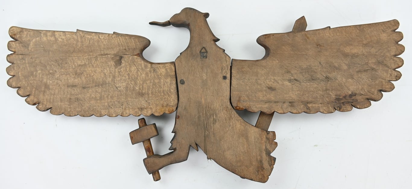 German Hitler Youth Wooden Wall Eagle