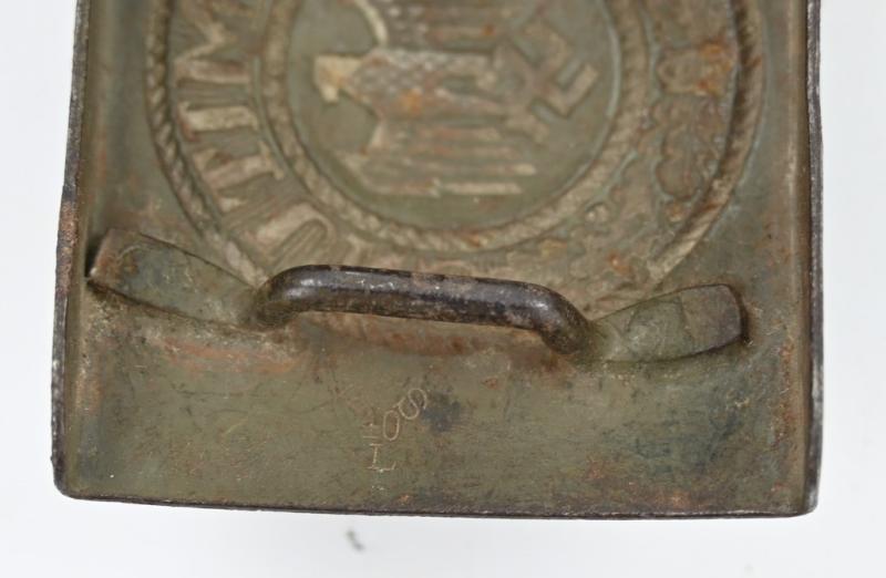 German WH Beltbuckle with Tab 'E.Schneider'