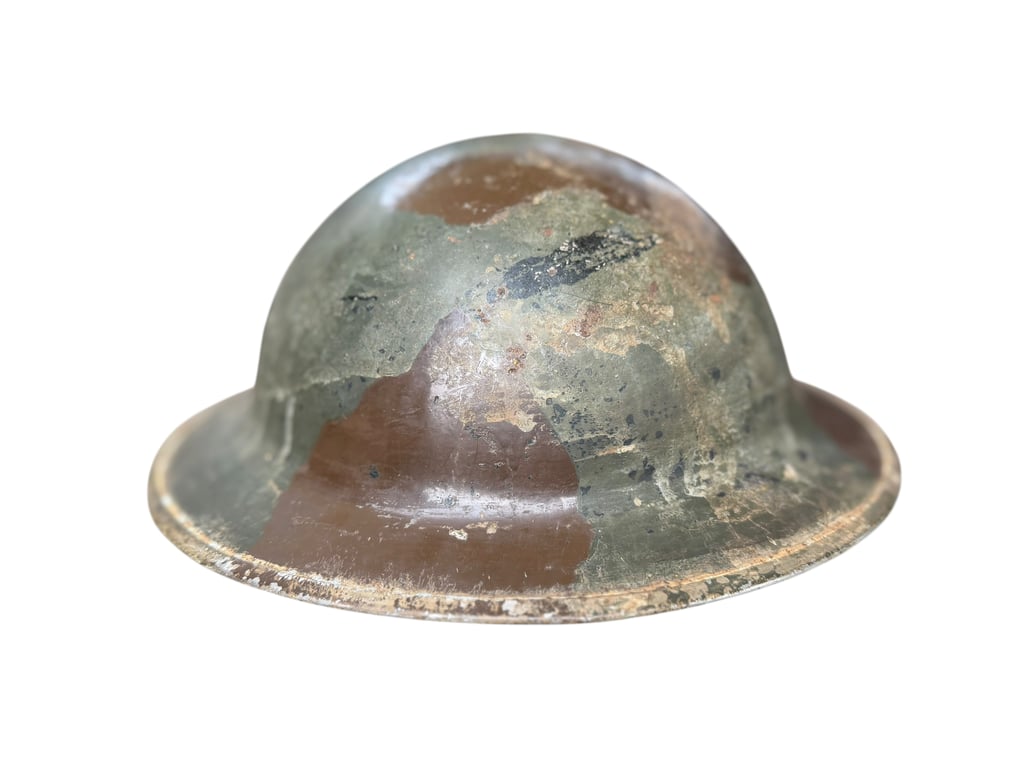British Camouflaged Helmet