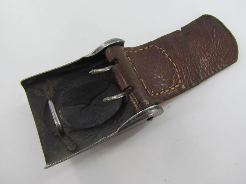 Luftwaffe steel belt buckle by F.W. Assmann & Söhne