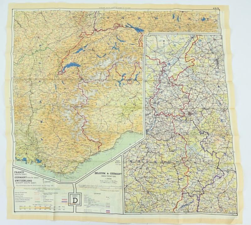 US WW2 Escape Survival Map C/D Holland