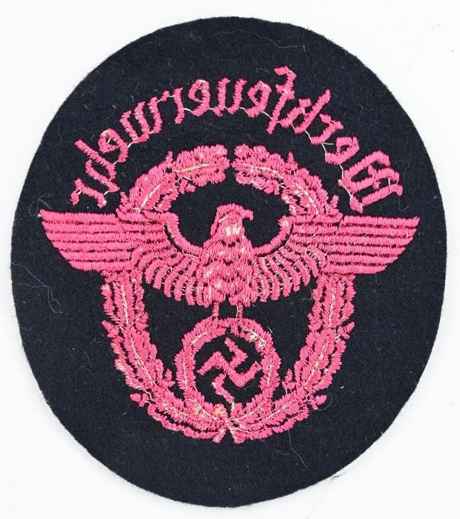 German Third Reich Fire Department Sleeve Patch