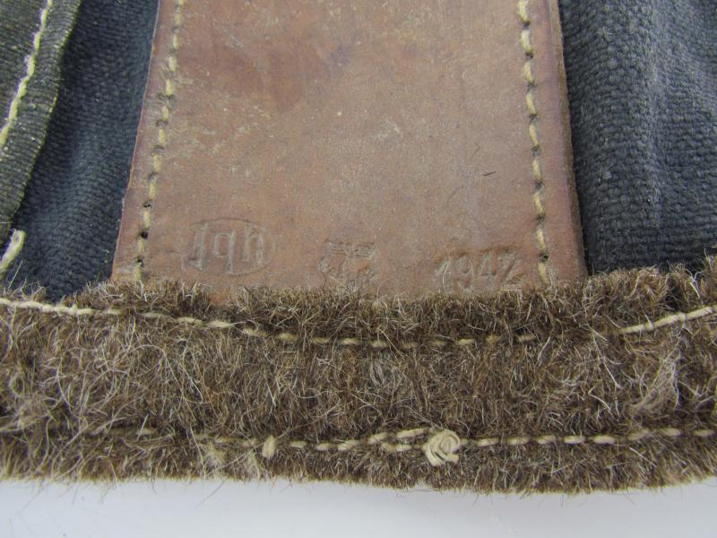 K98 Blue Canvas Receiver Cover Marked jqh 1942