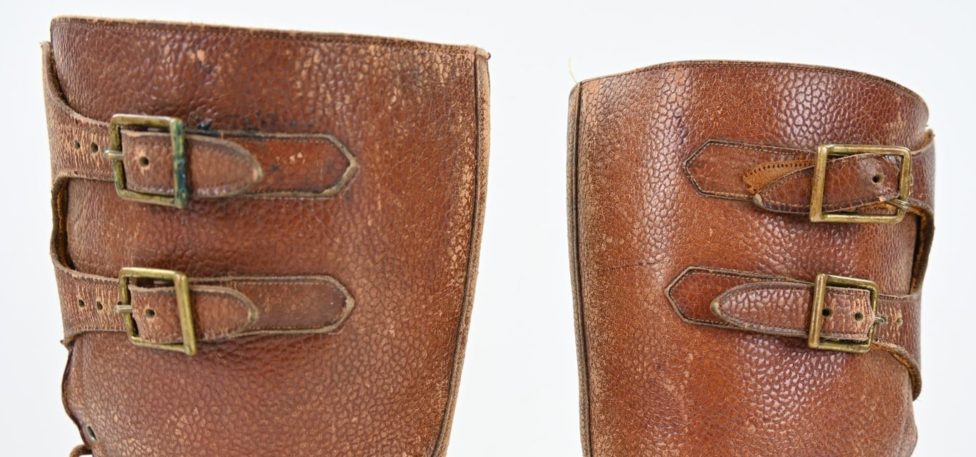 British WW2 Officer Twin Buckle Boots 1942