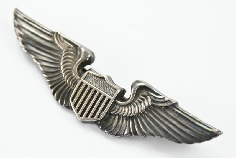 USAAF WW2 Australian Made Sterling Pilot Wing 'Angus & Coote'