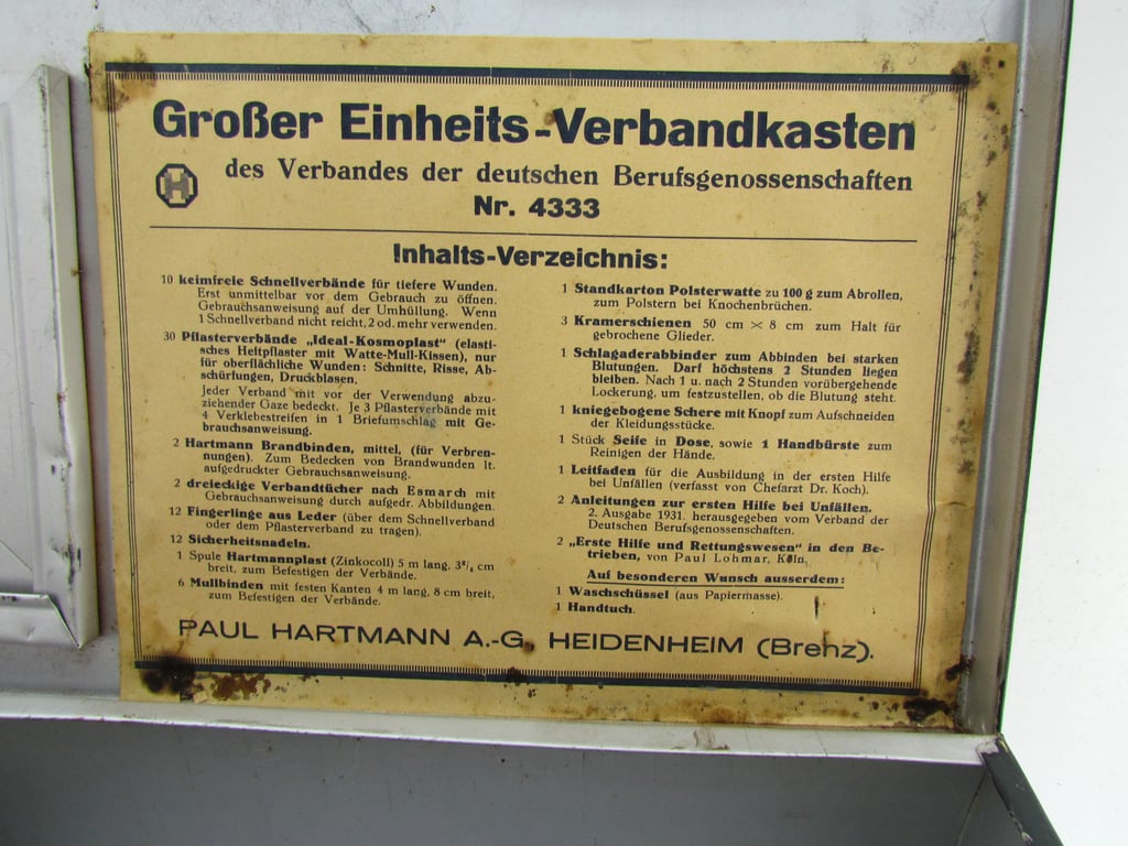 NSFK (Nationalsozialistisches Fliegerkorps) Verbandkasten....Rare