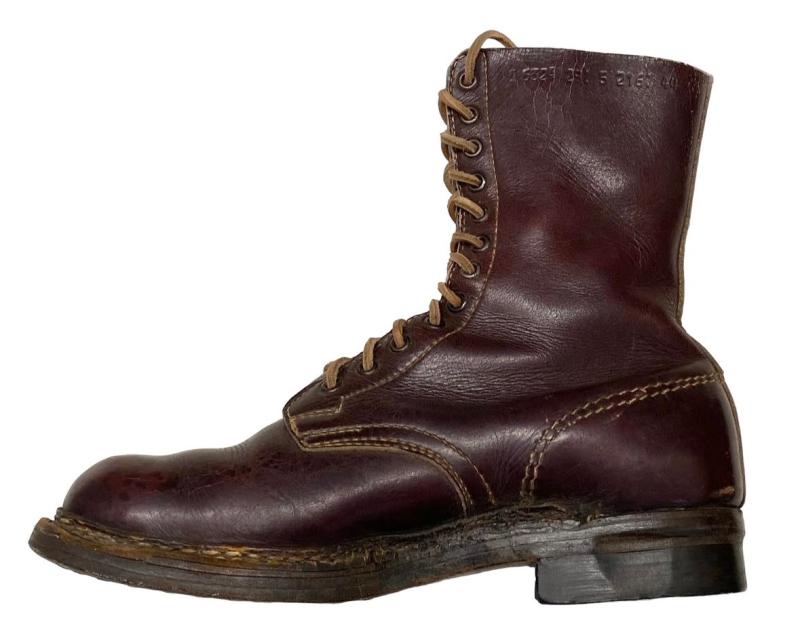 2nd Model Fallschirmjäger Jumpboots in Brown (!) Leather