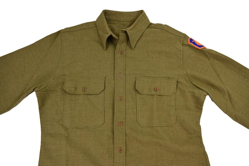 US WW2 Wool Shirt 98th Infantry Division