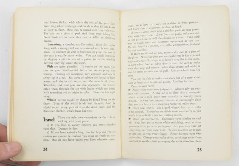 US WW2 Survival Guide for Airlines Personel
