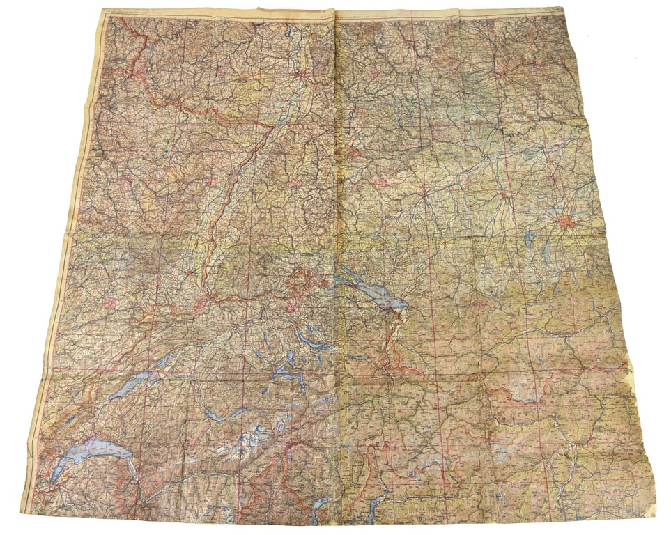 German LW ME262 Messerschmitt Controle Stick with Map and Compass