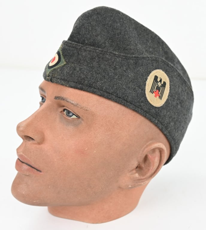 German Third Reich Published DRK Overseas Cap