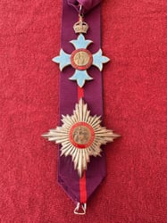 WWI MILITARY 1917 KNIGHTHOOD OF THE ORDER OF...