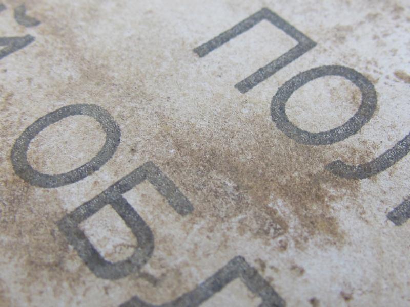 Original WWII German SS “SICHERGESTELLT” Notice – South Russia Command