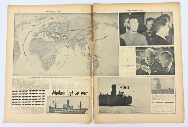 German Berliner Illustrierte Zeitung Newspaper 1941