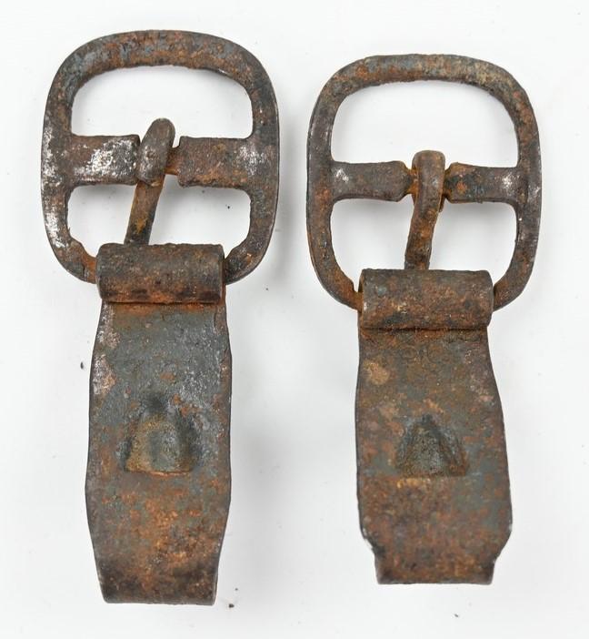 German WH Tornister Belt Hooks