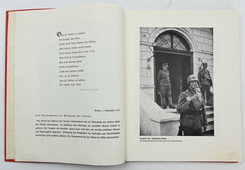 German Book 'Alpenkorps in Polen'