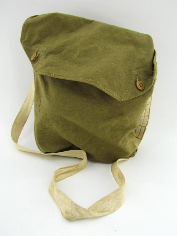 British WWII Civil Defence(Police/Fire service,Wardens) Gasmask & Carrying bag