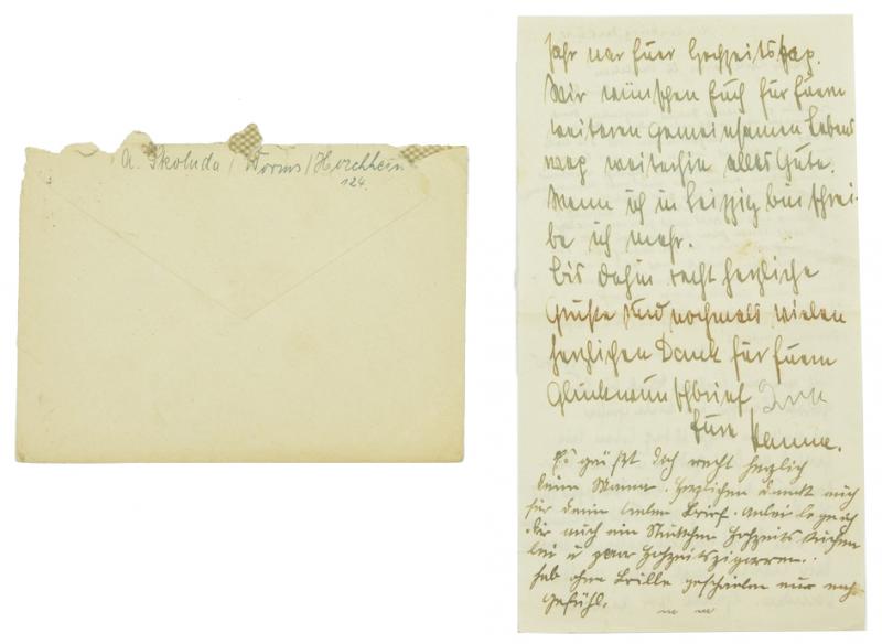 German Fieldpost Letter with Envelop