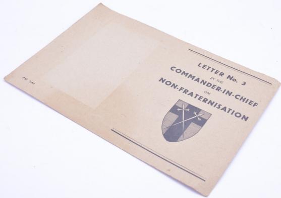 British WW2 Letter 21th Army Group Montgomery