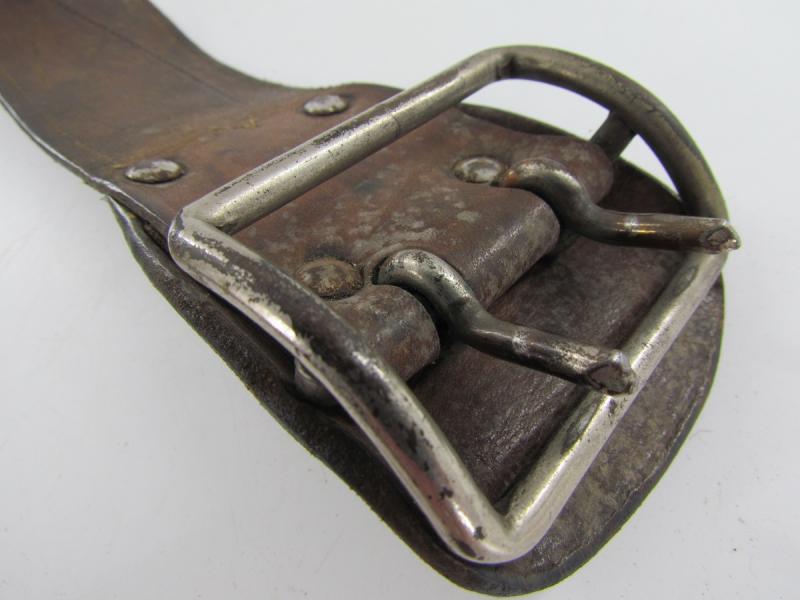 WW2 Soviet Russian Officer's Brown Leather  M33 Belt