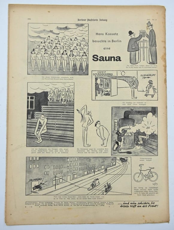 German Berliner Illustrierte Zeitung Newspaper 1942