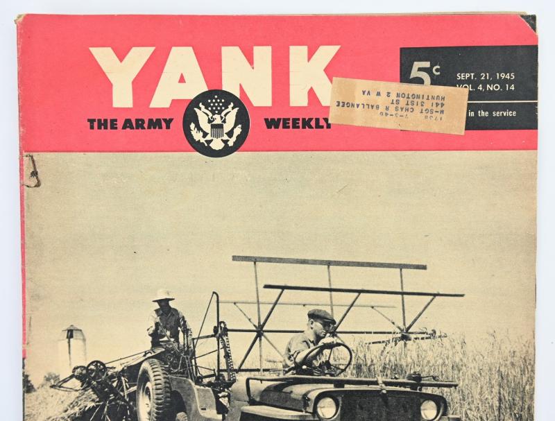 US WW2 Yank Magazine 21 September 1945