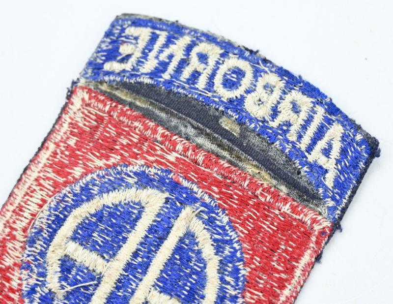 US WW2 82nd Airborne Division Black Center SSI