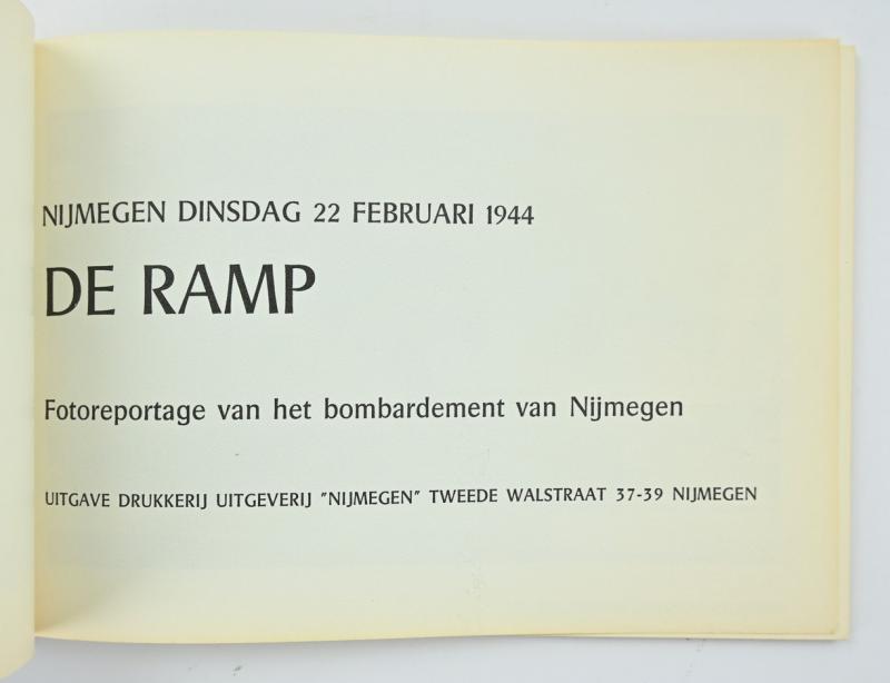 Dutch Book WW2 'Nijmegen De Ramp'