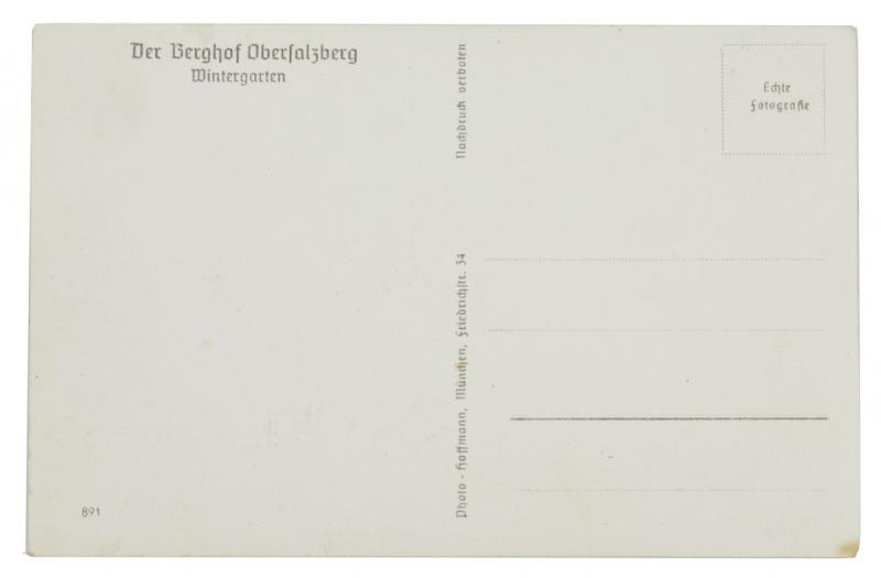 German Postcard 'Der Berghof'