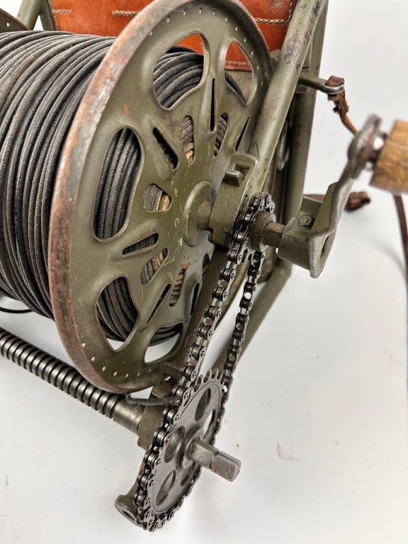 Original German WWII Cable Reel Backpack