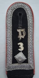 Wehrmacht Panzerjager NCO single shoulder strap