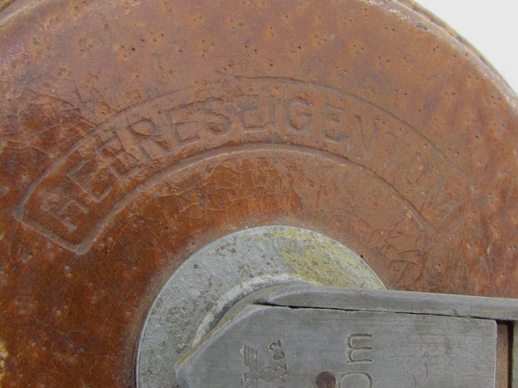 Wehrmacht 20m Measuring Tape – Dated 1943 – WaA Marked