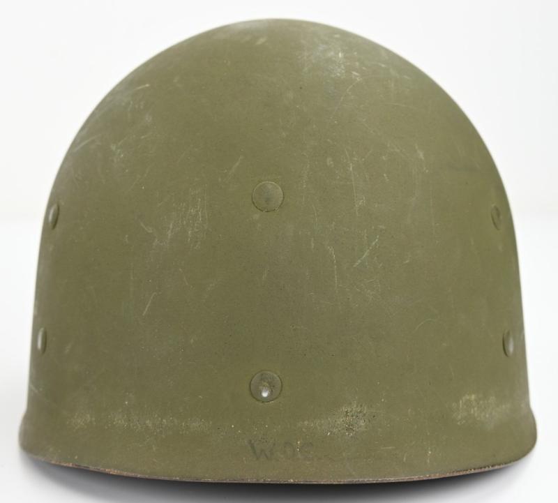 US WW2 M1 Fixed Bale Helmet 'Schlueter' War Reject