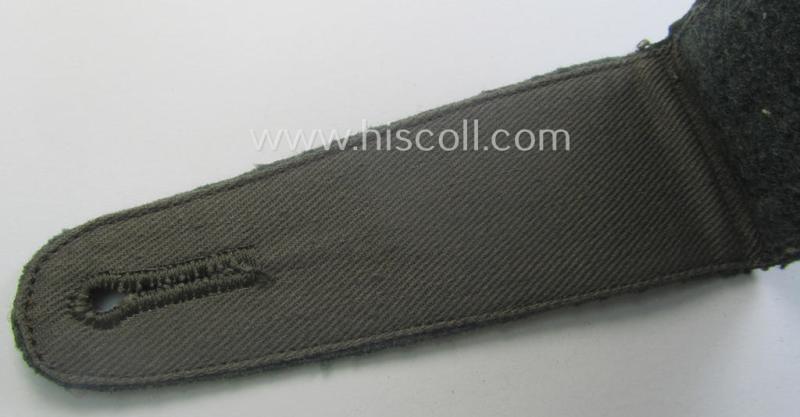 Single, WH (Heeres) EM-type 'cyphered' shoulderstrap: 'Soldat des Nachrichten-Abteilungs 16'