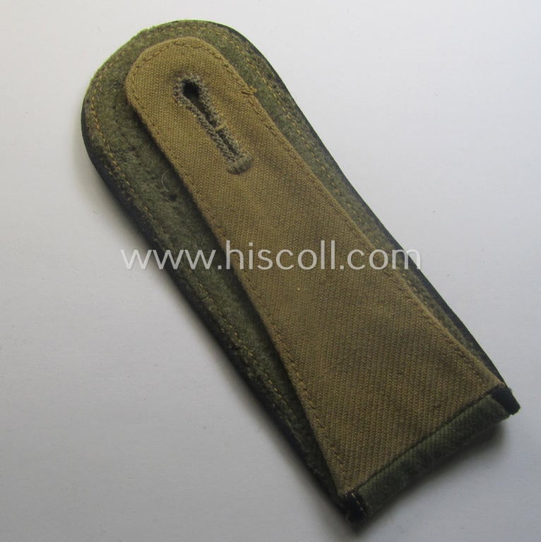Single, WH (Heeres) 'tropical-issued' ie. 'DAK'-related, NCO-type shoulderstrap as was intended for an: 'Unteroffizier der Pionier-Trpn.'