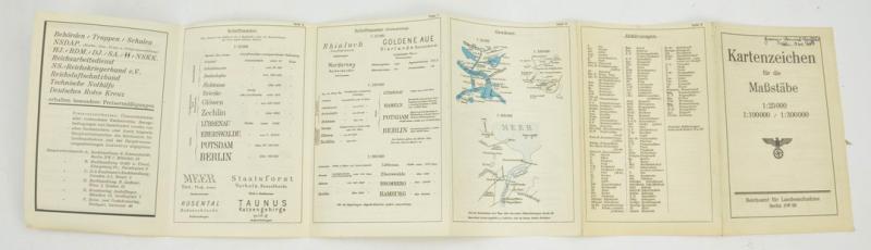 German WH Map Sign Booklet