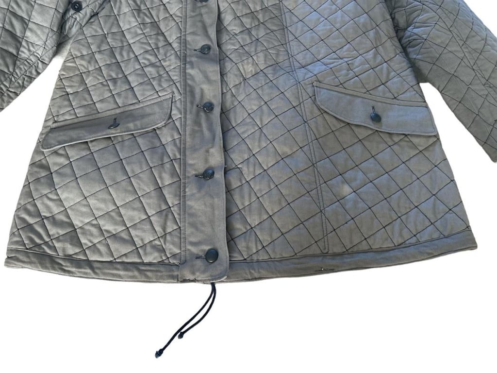 Luftwaffe Fallschirmjäger Squere Guilted Winter Parka in Stone Mint Condition