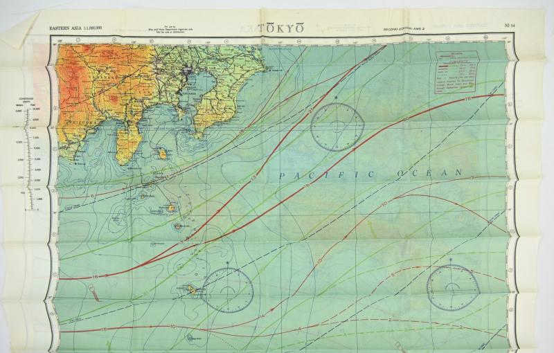USAAF WW2 Escape Map 'Tokyo/Osaka'