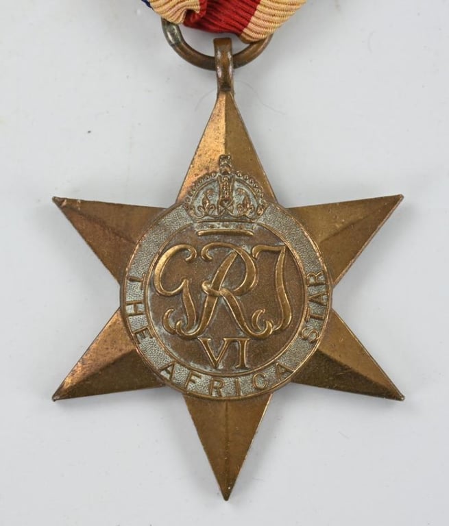 British WW2 Africa Star Medal