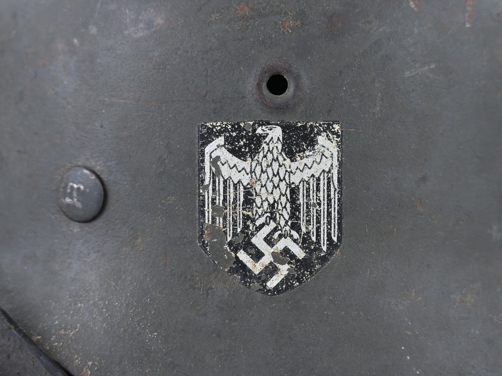 German WH M42 Combat Helmet