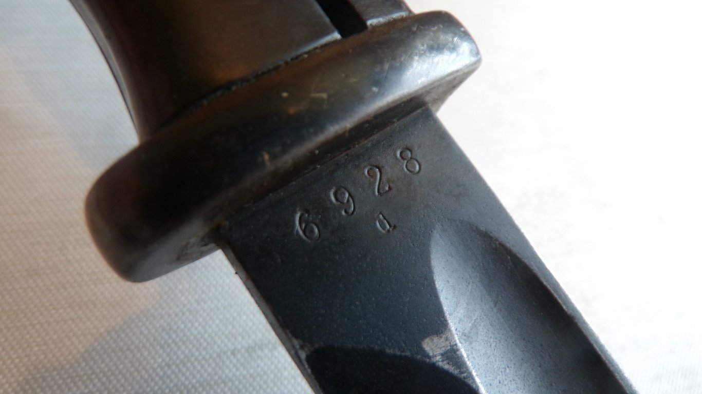 Rare Jos. Corts K98 Bayonet - Unit Marked '6./J.R.83'