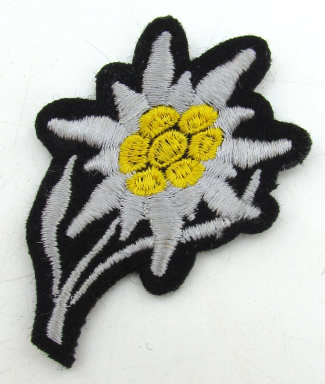 Waffen-SS Gebirgsjäger Edelweiss Cap Insignia