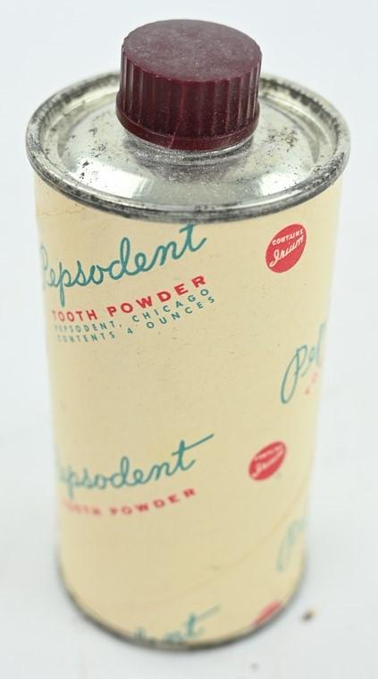 US WW2 Era Pepsodent Tooth Powder