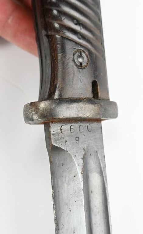 German WH K98 Mauser Bayonet with Frog 'E.Pack & Sohn'