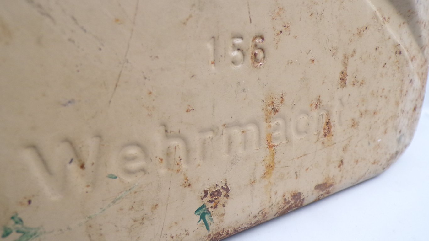 Tan color Wehrmacht-Einheitskanister (German Jerrycan)